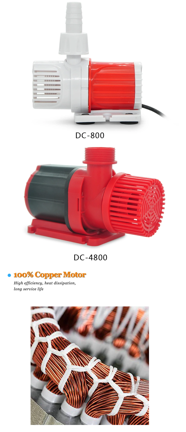 DC AC Submersible Water Pump 18W